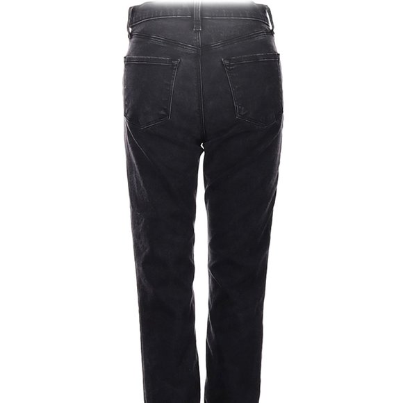 J Brand Jeans Paisley Design Blk Gray Straight Leg Low Rise Sz 27 #471 - Picture 3 of 4